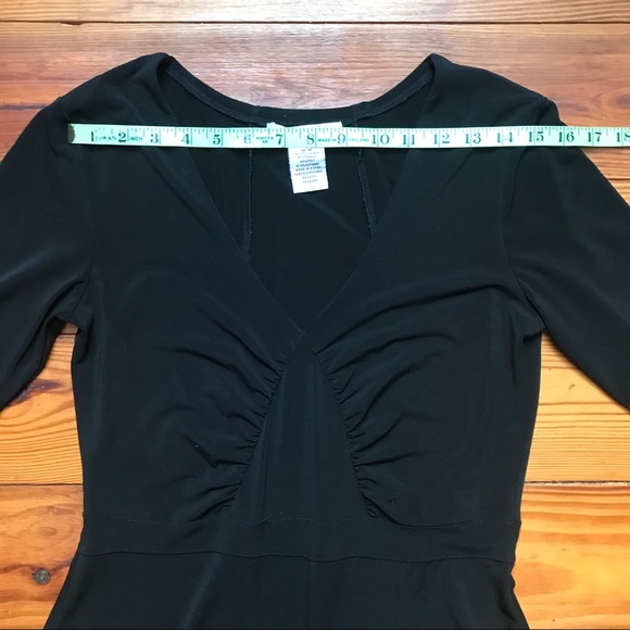 Free People Midi Black Dress, EUC, M - Picture 4 of 13